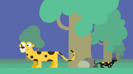 Der Feuersalamander und der Leopard