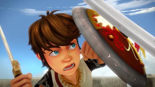 Best of Arthur: So muss ein Ritter sein! | Rechte: SWR, Blue Spirit Productions | TéléTOON+ | Canal+ Family | Telepool/SWR Arthur wird angegriffen