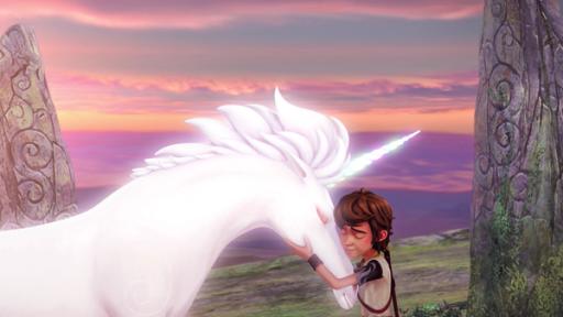 Arthur umarmt ein Einhorn | Rechte: SWR Arthur umarmt ein Einhorn