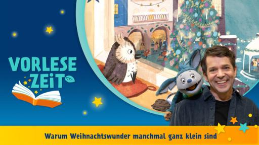 Juri und Fidi freuen sich vom Weihnachten des kleinen Kauzes zu erzählen.