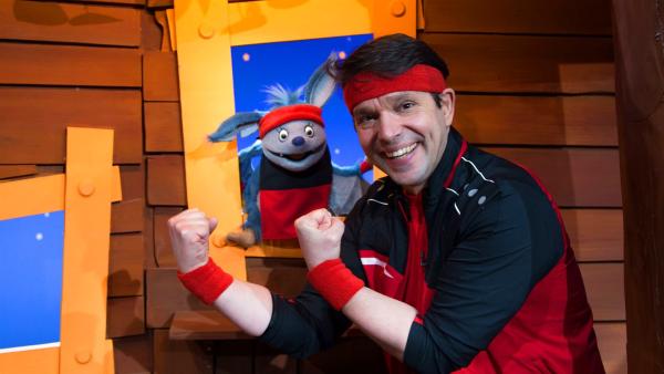 Juri und Fidi machen sich frühlingsfit.