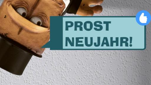 Bernd Sprüche - Prost Neujahr! | Rechte: KiKA/Colourbox.de