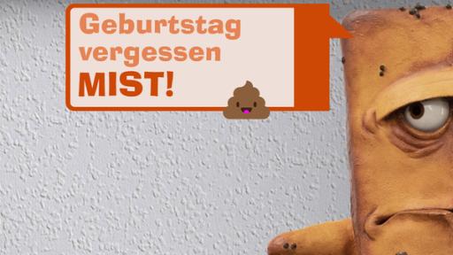 Bernd Sprüche - Geburtstag vergessen - MIST! | Rechte: KiKA/Colourbox.de Bernd Sprüche - Geburtstag vergessen - MIST! | Rechte: KiKA/Colourbox.de