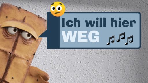 Bernd Sprüche - Ich will hier weg! | Rechte: KiKA/Colourbox.de Bernd Sprüche - Ich will hier weg! | Rechte: KiKA/Colourbox.de