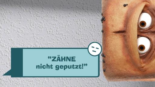 Ausrede - Zähne nicht geputzt | Rechte: KiKA Ausrede - Zähne nicht geputzt | Rechte: KiKA