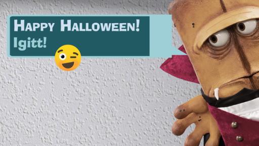 Bernd Sprüche - happy halloween! igitt! | Rechte: KiKA/Colourbox.de Bernd Sprüche - happy halloween! igitt! | Rechte: KiKA/Colourbox.de