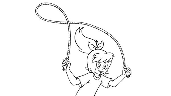 Bibi springt Seil