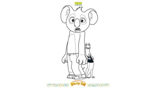 Blinky Bill Ausmalbilder | Rechte: Studio 100 Media / Flying Bark/KiKA Blinky Bill Ausmalbilder | Rechte: Studio 100 Media / Flying Bark/KiKA
