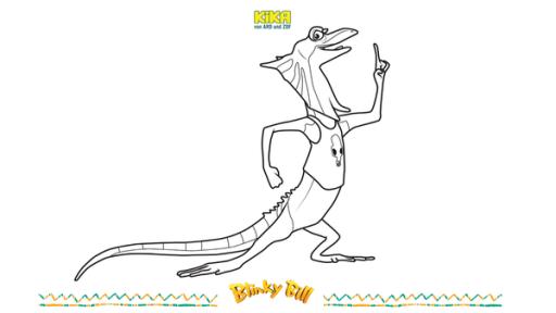 Blinky Bill Ausmalbilder | Rechte: Studio 100 Media / Flying Bark/KiKA