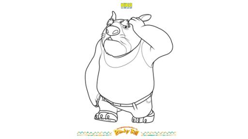 Blinky Bill Ausmalbilder | Rechte: Studio 100 Media / Flying Bark/KiKA