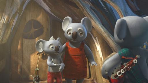 Rechte: KiKA/Studio 100 Media / Flying Bark Blinky und seine Familie bekommen Besuch von ihrem Onkel Bill aus den schottischen Highlands.
