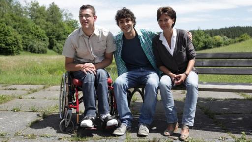 Der Handicap-Check / Can mit Benni und seiner Lehrerin in Landsberg a Lech