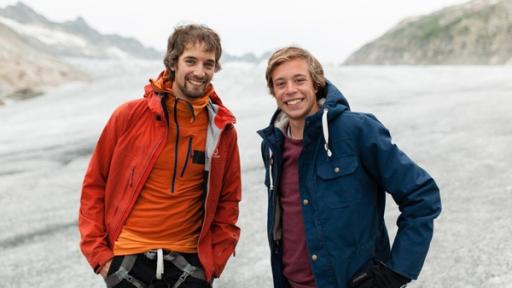 Der Gletscher-Check / Checker Tobi mit Gletscherforscher Johannes Schindler (links).