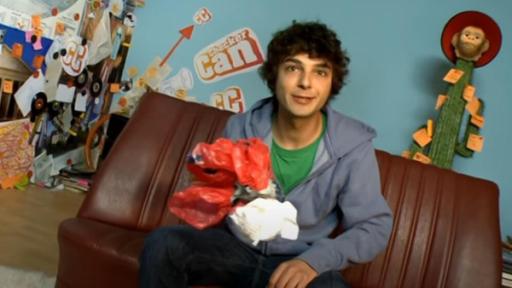 Checker Chan Quick-Checks | Rechte: BR (screen-shot aus Folge) Checker Can mit Mülltüten