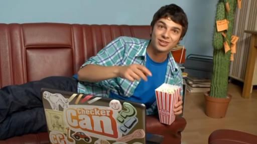 Checker Can Quick Checks | Rechte: br Folge 5: Kompass| Klavier | Popcorn | Checker Can mit Popcorn