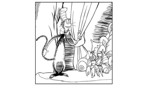 Kater und Krabbe - Ausmalbild | Rechte: KiKA/Collingwood O’Hare Prod./Portfolio Entertain./Random House Children E./Treehouse TV Kater und Krabbe - Ausmalbild