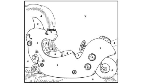 Zahlenbild ausmalen | Rechte: KiKA/Collingwood O’Hare Prod./Portfolio Entertain./Random House Children E./Treehouse TV Zahlenbild ausmalen