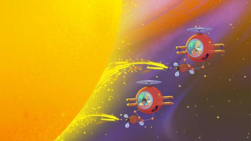 Alle Farben des Regenbogens | Rechte: © 2024 Method Animation, WDR Charlotte und ihre Freunde müssen dem Regenbogen helfen – seine Farben sind dabei zu verblassen und er droht zu verschwinden.