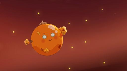 Startbild Folge 41 | Rechte: © 2024 Method Animation, WDR Der Planet Georgia kann zwar nicht sehen, dafür jedoch die leisesten Geräusche hören.