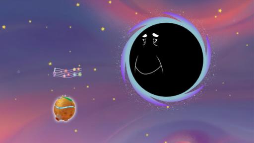 Sternen-Wirrwarr | Rechte: © 2024 Method Animation, WDR Gemeinsam fliegen die Freunde zum Musikanten, der eine besondere Methode hat, sich Dinge zu merken: Er benutzt Sternbilder als Gedächtnisstütze.