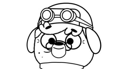 Oma Puck ausmalen | Rechte: KiKA/Dog Loves Productions Limited 2020 Male Oma Puck wieder bunt an!