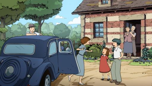 Folge 10 | Rechte: 2015 Les Armateur/Blue Spirit Studio Colette und Ernest bei den Großeltern auf dem Land