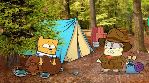 Rechte: BR/Cottonwood Media Ollie, Moon und Stanley suchen verzweifelt nach dem Tablet.