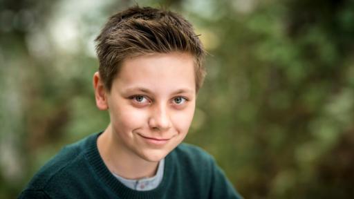 Portraitfoto von Pfefferkorn Moritz, gespielt von Jan Friedrichsen.