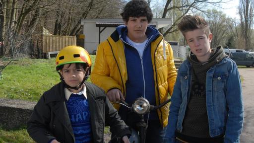 Luis (Emilio Sanmarino),  Anton (Danilo Kambe) und Niklas (Jaden Dreier)
