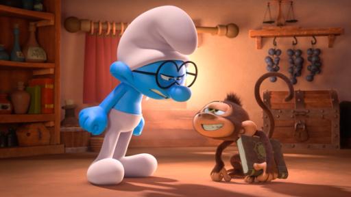 Rechte: KiKA/Peyo Productions, Dupuis Édition & Audiovisuell 2020 Schlaubi und Monkey im Labor