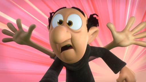 Rechte: KiKA/Peyo Productions, Dupuis Édition & Audiovisuell 2020 Auf der Suche nach einem Geschenk zum Muttertag, fängt Gargamel Papa Schlumpf, Schlumpfhilde und Beauty. Kann er seine Mami mit den Schlümpfen erfreuen?