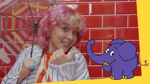 Eva Sauter singt zusammen mit Kindern den Geburtstagssong "Ich hab einen Freund"