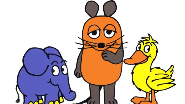 Maus, Elefant und Ente sind die Protagonisten von "Der Sendung mit der Maus". Seit Februar 1975 ist der kleine blaue Elefant dabei, die Ente zeigte sich erstmals im Januar 1987.
