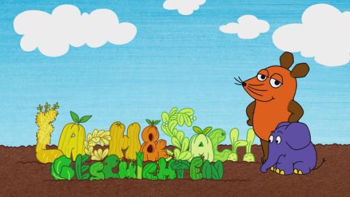 Die Sendung mit der Maus Spezial: Mit dem Apfelhof durch die Jahreszeiten (Hörfassung) | Rechte: WDR Maus und Elefant auf einem Feld