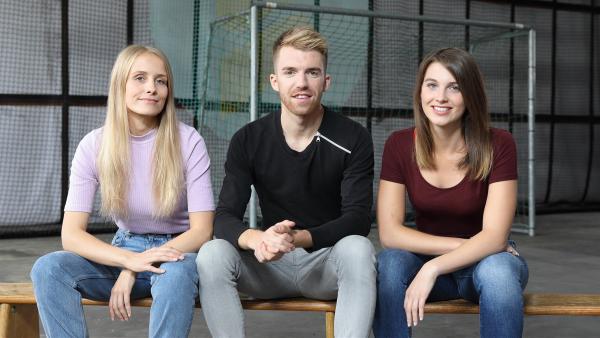 Susanne Schlüter (li.), Stefan Bodemer und Laura Knöll (re.) sind "Die Sportmacher".