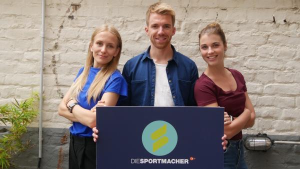 Die Moderaoren Susanne Schlüter, Stefan Bodemer und Laura Knöll
