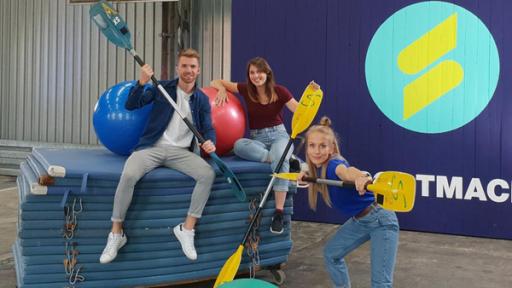 Fogle 01 | Rechte: ZDF Die Sportmacher: Stefan, Laura und Susanne