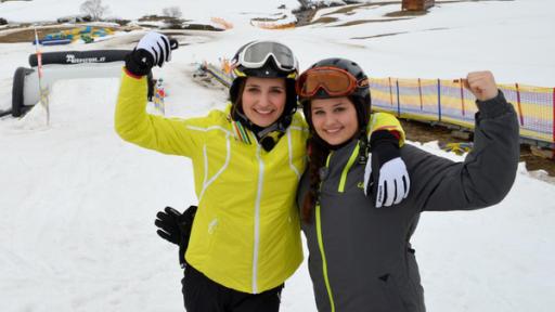 Folge 6 | Rechte: ZDF Die Mädels begeben sich auf die Piste