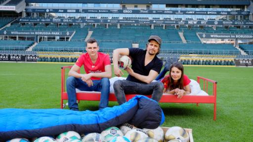 Im Stadion | Rechte: ZDF Die Kandidaten im Fußballstadion