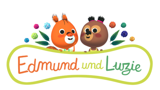 Sendungslogo "Edmund & Luzie" | Rechte: KiKA/ MIAM! animation/ HR Sendungslogo "Edmund & Luzie" | Rechte: KiKA/ MIAM! animation/ HR