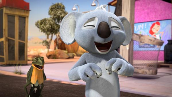 Blinky Bill mit Freund Jacko