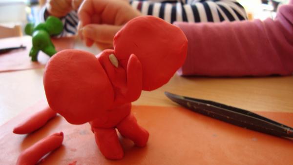 Fertiger Elefant
