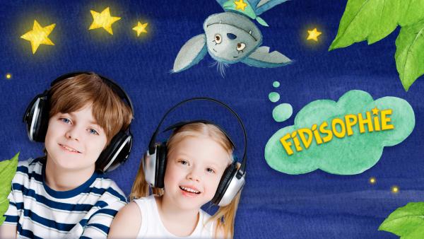 Kinder hören den Fidisophie - Podcast