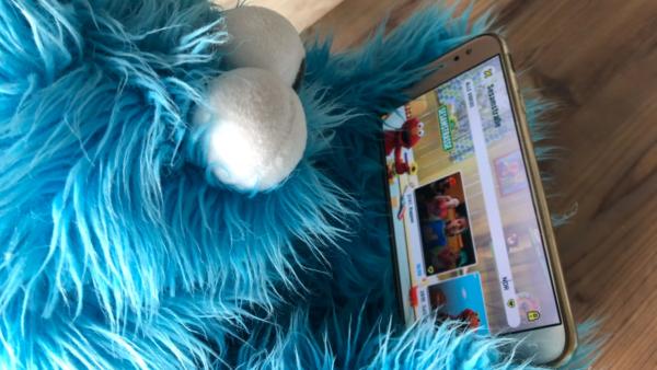 Krümelmonster nutzt die App