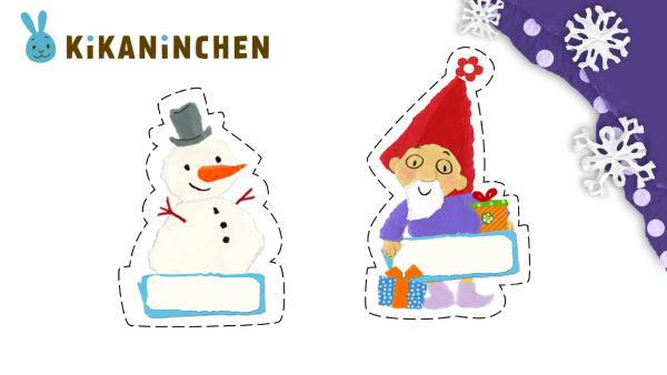 KiKANiNCHEN Geschenkanhänger Weihnachten zum Downloaden 