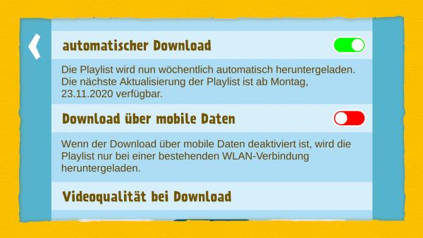 Bild zeigt den Menüpunkt "Download". 