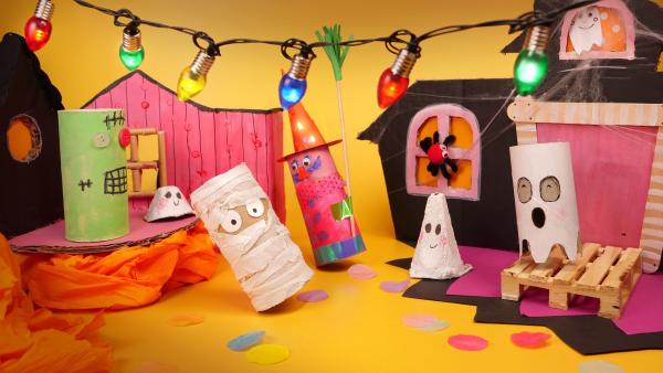 Mumie MEA feiert eine Monsterparty.