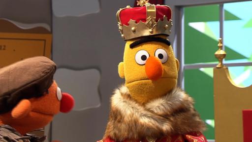 Des Kaisers neue Kleider | Rechte: NDR/Sesame Workshop - Screenshot Ernie (l.) und Bert (r.) in: Des Kaisers neue Kleider