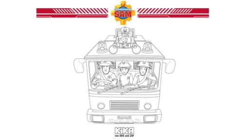 Spritztour mit Jupiter | Rechte: Prism Art & Design, HIT Entertainment Feuerwehrmann Sam und sein Einsatzfahrzeug Jupiter