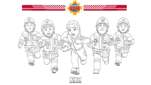 Rettungsteam | Rechte: Prism Art & Design, HIT Entertainment Pilotin Krystyna und das Team der Feuerwache
